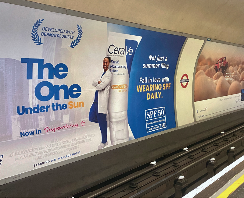 CeraVe ad on the tube